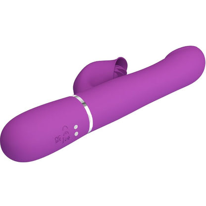 PRETTY LOVE - 4-IN-1 MULTIFUNCTION VIBRATOR &amp; STIMULATOR PURPLE