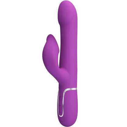 PRETTY LOVE - 4-IN-1 MULTIFUNCTION VIBRATOR &amp; STIMULATOR PURPLE