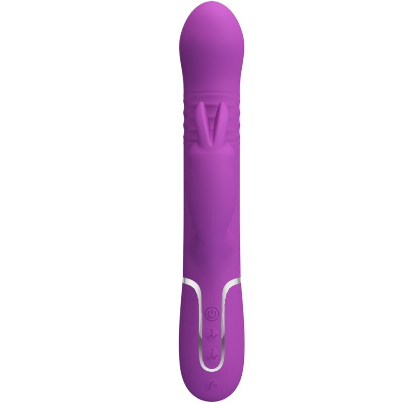 PRETTY LOVE - COALE 4-IN-1 MULTIFUNCTION RABBIT VIBRATOR PURPLE