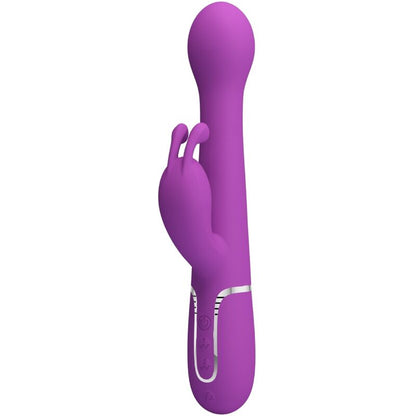 PRETTY LOVE - DEJON 3-IN-1 MULTIFUNCTION RABBIT VIBRATOR PURPLE