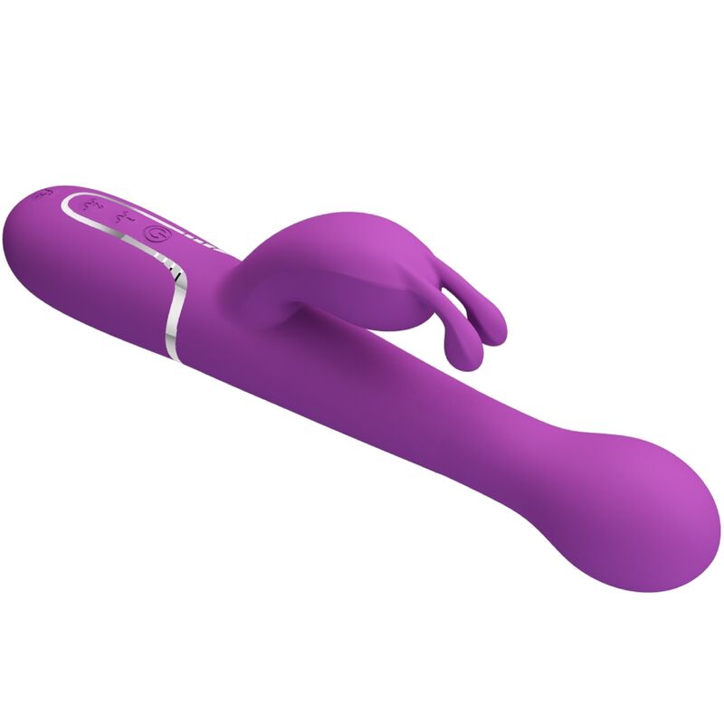 PRETTY LOVE - DEJON 3-IN-1 MULTIFUNCTION RABBIT VIBRATOR PURPLE