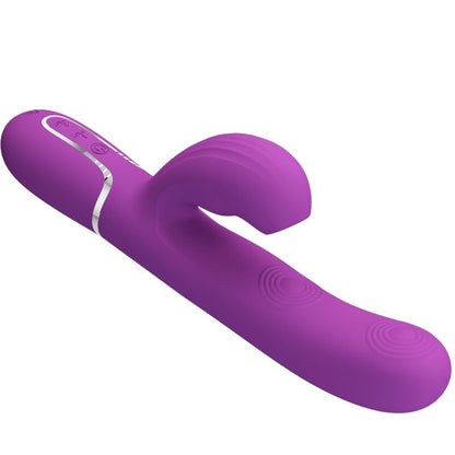 PRETTY LOVE - PERLITA 3-IN-1 MULTIFUNCTION RABBIT VIBRATOR PURPLE