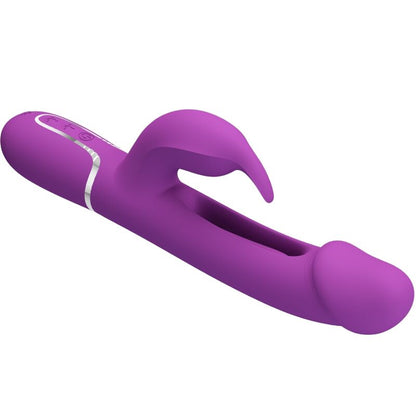 PRETTY LOVE - KAMPAS 3-IN-1 MULTIFUNCTION RABBIT VIBRATOR PURPLE
