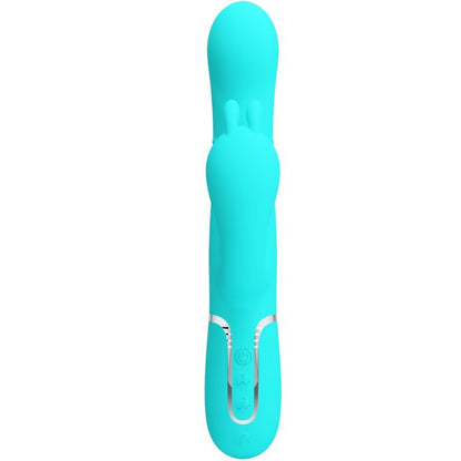 PRETTY LOVE - CAMMY TRIPLE RABBIT MULTIFUNCTIONAL VIBRATOR 4 IN 1 BLUE