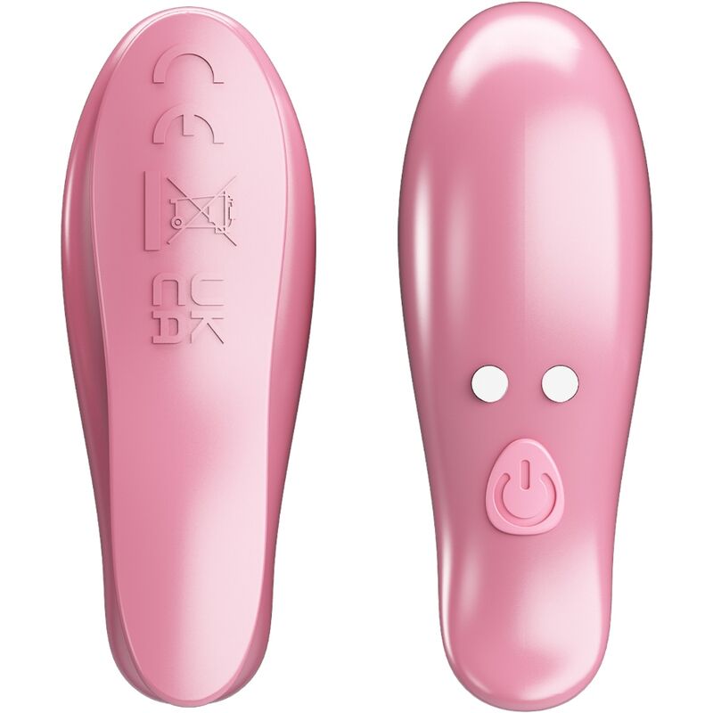 PRETTY LOVE - CAILEY NIPPLE CLIPS 10 VIBRATIONS REMOTE CONTROL PINK