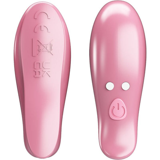 PRETTY LOVE - CAILEY NIPPLE CLIPS 10 VIBRATIONS REMOTE CONTROL PINK