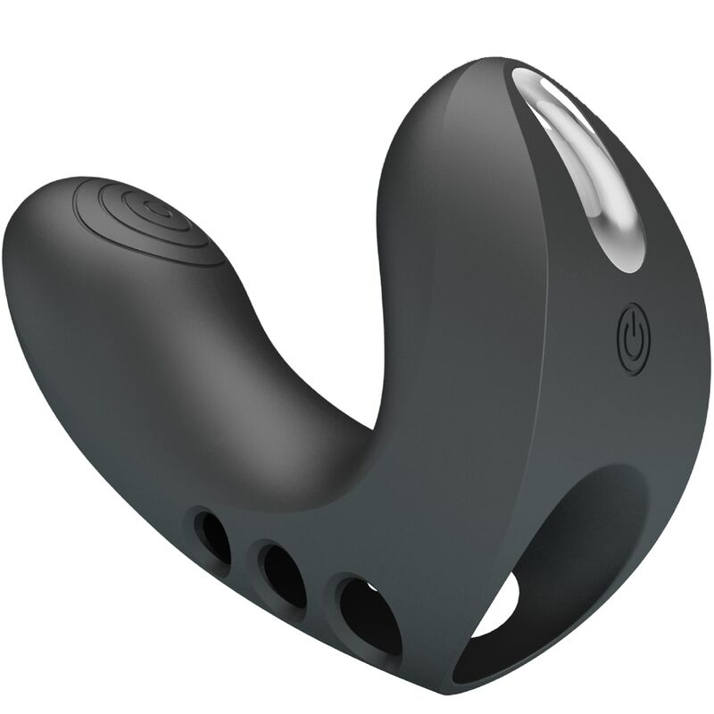 PRETTY LOVE - CAMELLIA FINGER VIBRATOR 7 VIBRATIONS BLACK