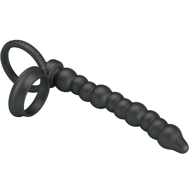 PRETTY LOVE - DILLION PENIS RING FOR WOMEN, BLACK PENETRATION