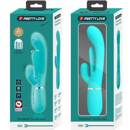 PRETTY LOVE - SHANIA TRIPLE RABBIT MULTIFUNCTIONAL VIBRATOR 3 IN 1