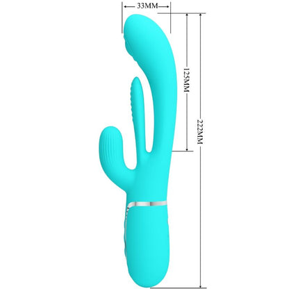 PRETTY LOVE - SHANIA TRIPLE RABBIT MULTIFUNCTIONAL VIBRATOR 3 IN 1
