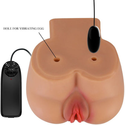 CRAZY BULL - KYLIE TRASERO VIBRADOR CON VAGINA Y ANO REALÍSTICO CONTROL REMOTO