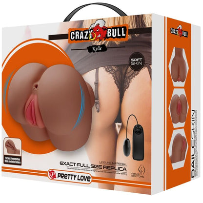 Bull Bool: vibrador posterior de Kylie amb vagina i control natural de Annus Natural