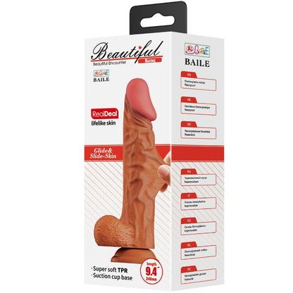 DANCE - BURAQ REALISTIC DILDO 24 CM NATURAL
