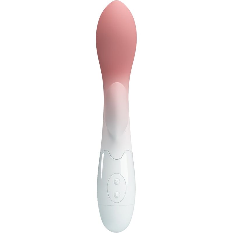 PRETTY LOVE - BRIGHTY G-SPOT VIBRATOR + CLITORAL STIMULATOR 30 VIBRATIONS PINK