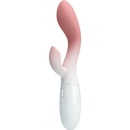 PRETTY LOVE - BRIGHTY G-SPOT VIBRATOR + CLITORAL STIMULATOR 30 VIBRATIONS PINK