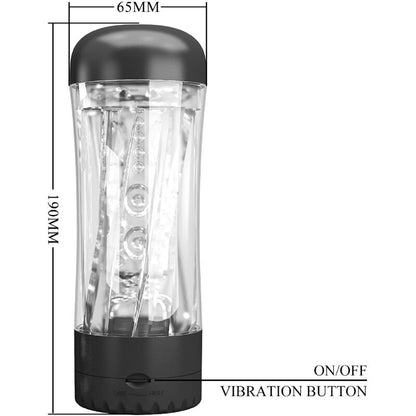 PRETTY LOVE - TAMARA MASTURBADOR MASCULINO VIBRADOR MULTIVELOCIDADE PRETO