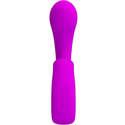 PRETTY LOVE - SIBEL G-SPOT VIBRATOR + CLITORAL STIMULATOR 10 VIBRATIONS PURPLE