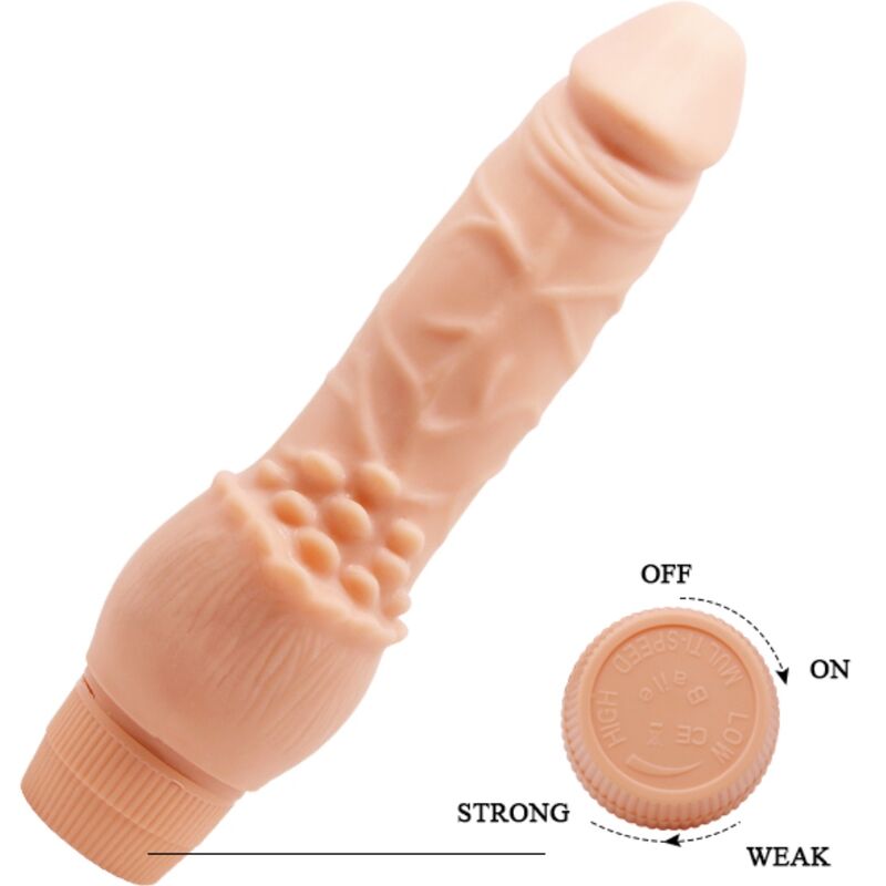 DANCE - BARBARA REALISTIC VIBRATOR 19.5 CM NATURAL