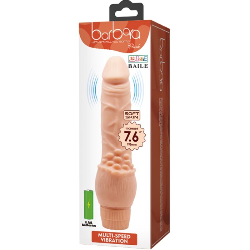 DANCE - BARBARA REALISTIC VIBRATOR 19.5 CM NATURAL