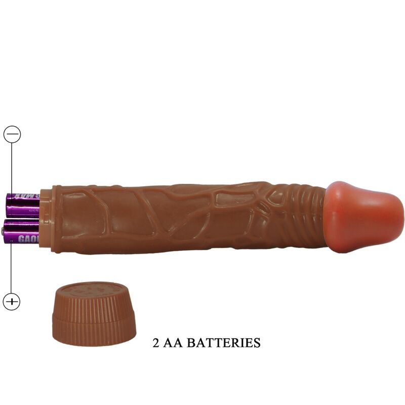 DANCE - REALISTIC VIBRATOR BOB 22.5 CM MULATO