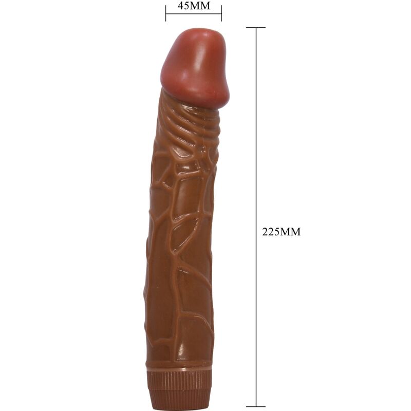 DANCE - REALISTIC VIBRATOR BOB 22.5 CM MULATO