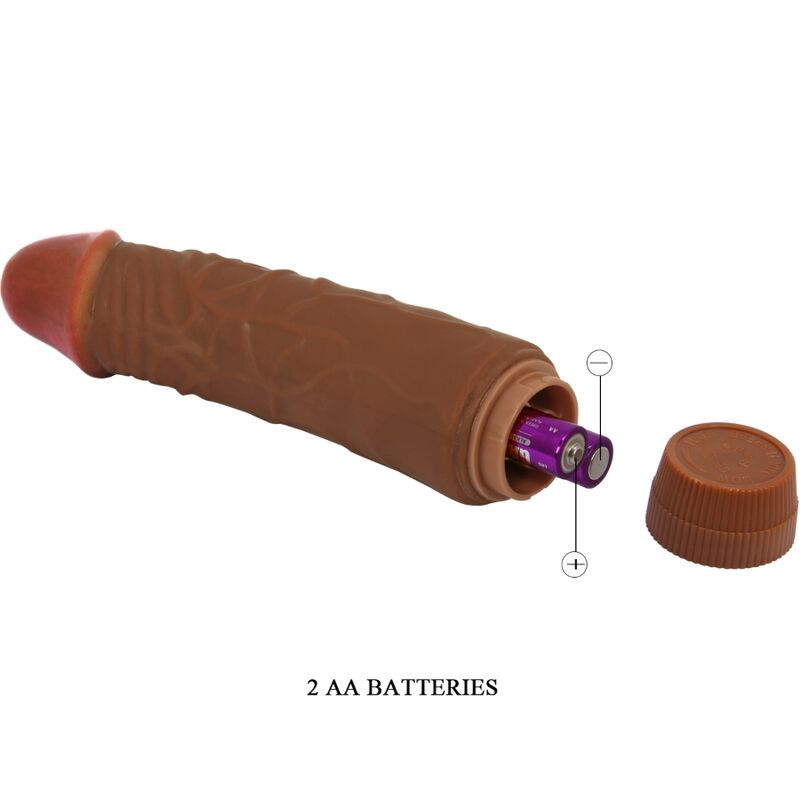 DANCE - JEFF REALISTIC VIBRATOR 19.5 CM MULATO