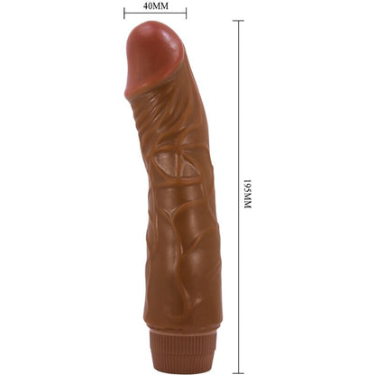 DANCE - JEFF REALISTIC VIBRATOR 19.5 CM MULATO