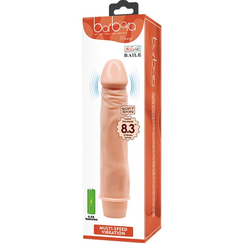 DANCE - DWARF REALISTIC VIBRATOR 21 CM NATURAL