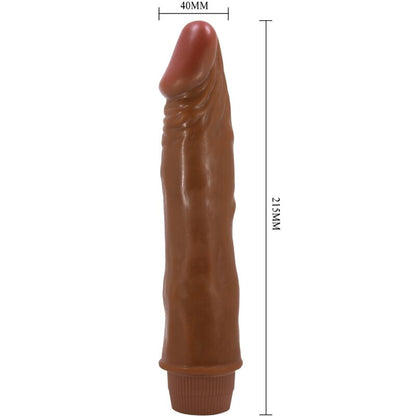 DANCE - DWARF REALISTIC VIBRATOR 21 CM MULATO