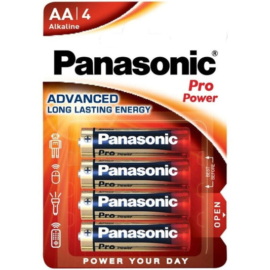 PANASONIC - PILHA ALCALINA PRO POWER AA LR6 BLISTER*4