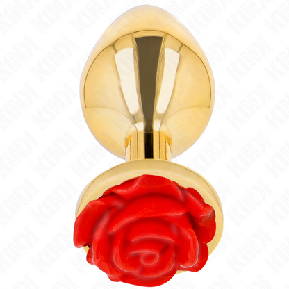 KINK - GOLD ROSE RED ANAL PLUG SIZE L