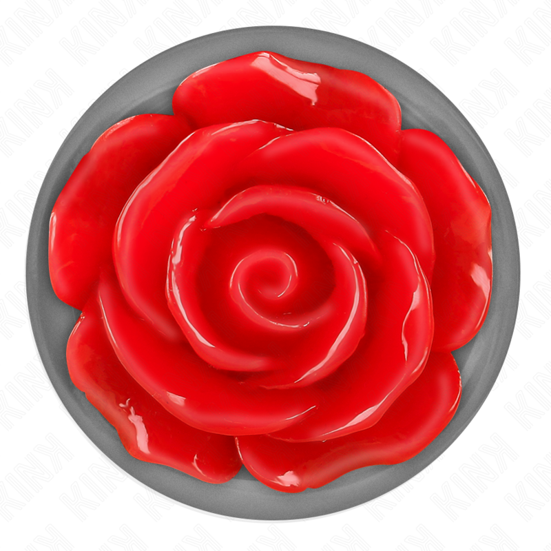 KINK - RED ROSE ANAL PLUG SIZE L