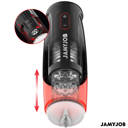 Jamyjob - Masturbator de tempestes automàtiques de la vagina 10 rotació i modes d&#39;empenta
