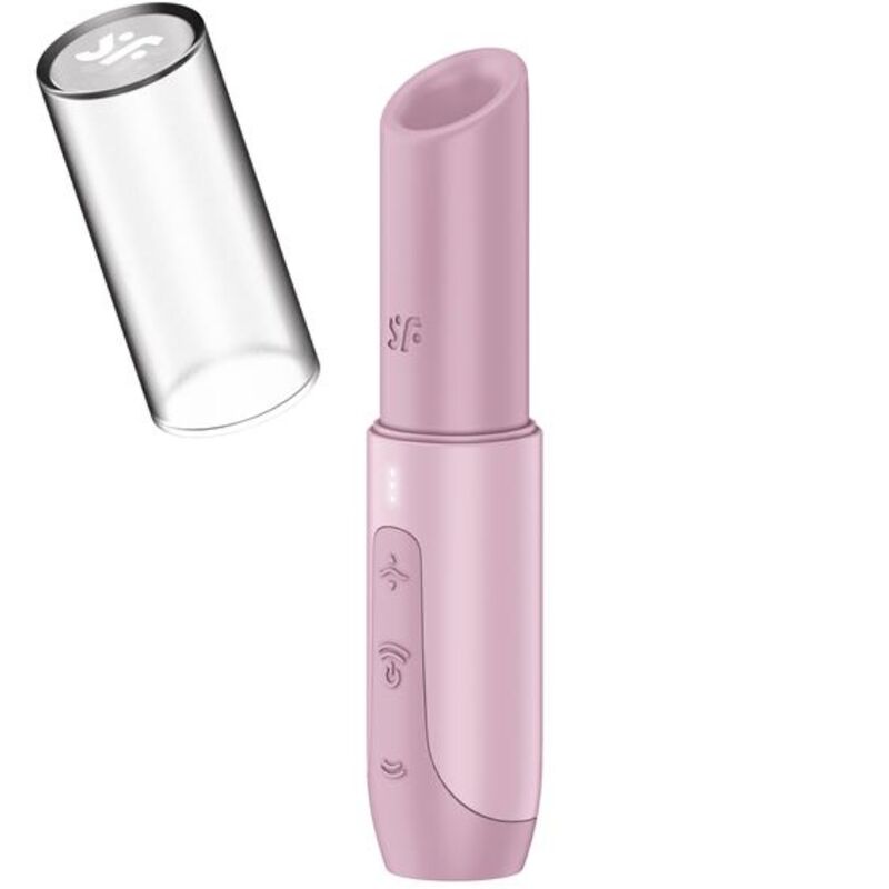 SATISFYER - SECRET KISS PINK WAVE CLITORAL STIMULATOR