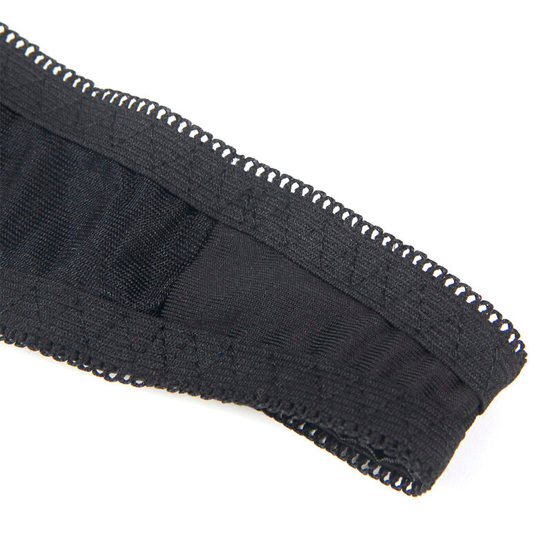 SUBBLIME - 955199 SET ADJUSTABLE BLACK BOW BRA S/M