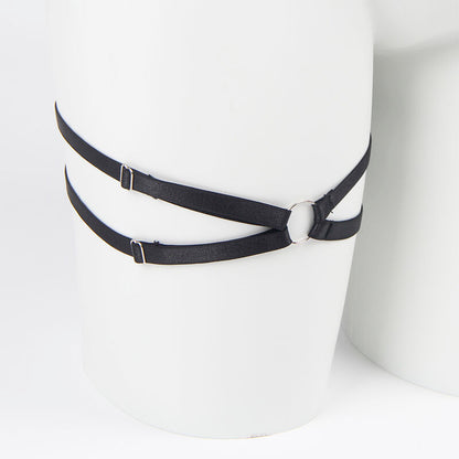 SUBBLIME - 955199 SET ADJUSTABLE BLACK BOW BRA S/M