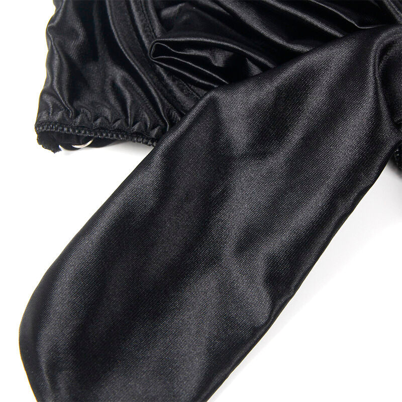 SUBBLIME - 955199 SET ADJUSTABLE BLACK BOW BRA S/M