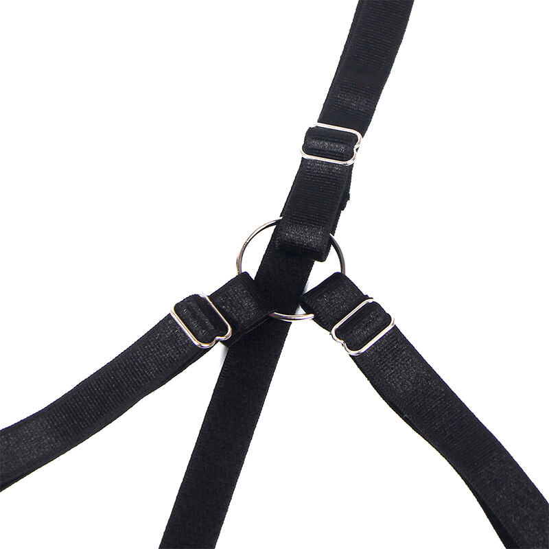 SUBBLIME - 955199 SET ADJUSTABLE BLACK BOW BRA S/M