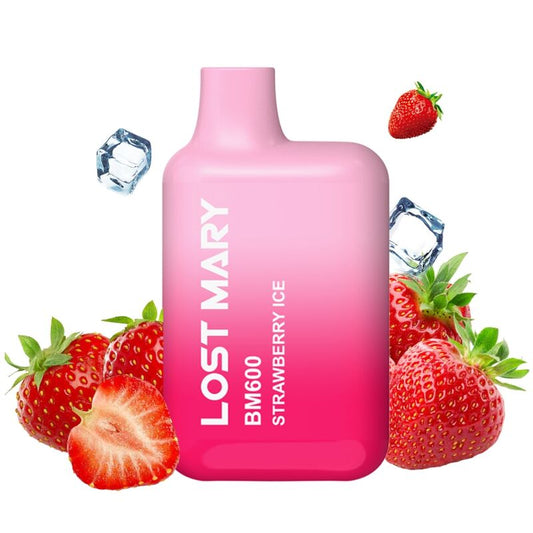 LOST MARY - BM600 VAPER NICOTINE 2% DISPOSABLE FROZEN STRAWBERRY FLAVOR