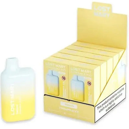 LOST MARY - BM600 VAPER NICOTINA 2% DESECHABLE SABOR PIÑA HELADA
