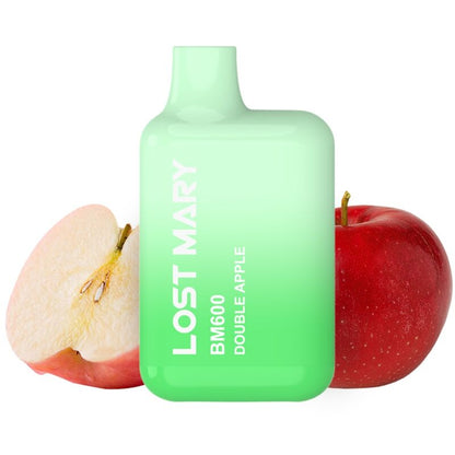 LOST MARY - BM600 VAPER NICOTINE 2% DISPOSABLE DOUBLE APPLE FLAVOR