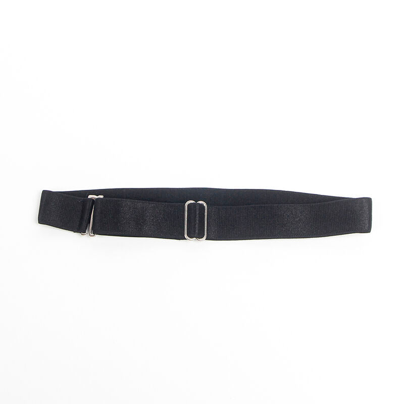 SUBBLIME - 955373 BLACK LEATHER STRAPS DRESS S/M