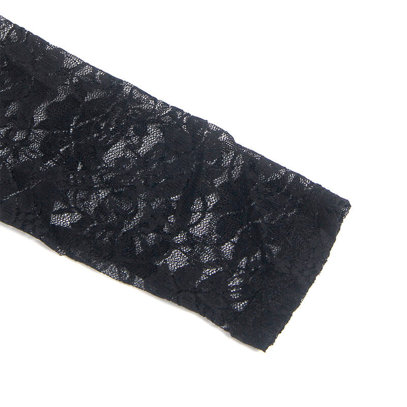 SUBBLIME - 955601 LONG SLEEVE BLACK LACE DRESS L/XL