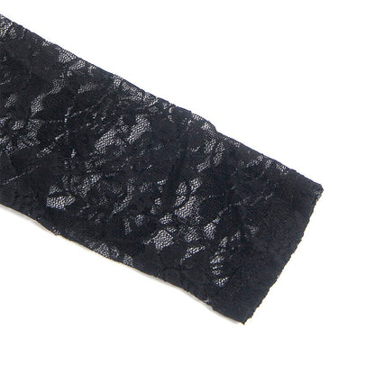 SUBBLIME - 955601 LONG SLEEVE BLACK LACE DRESS L/XL