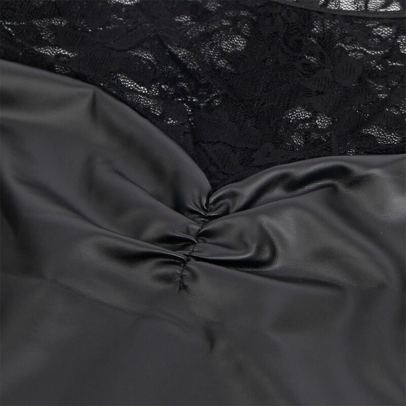 SUBBLIME - 955601 LONG SLEEVE BLACK LACE DRESS L/XL