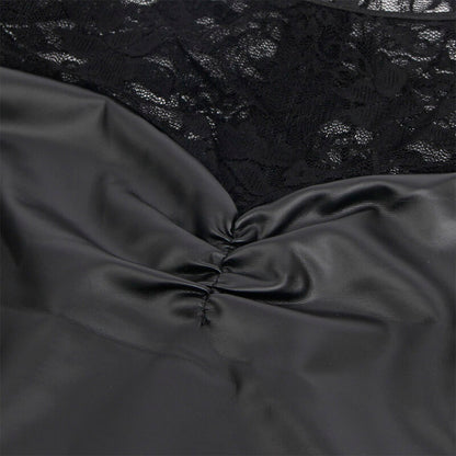 SUBBLIME - 955601 LONG SLEEVE BLACK LACE DRESS L/XL