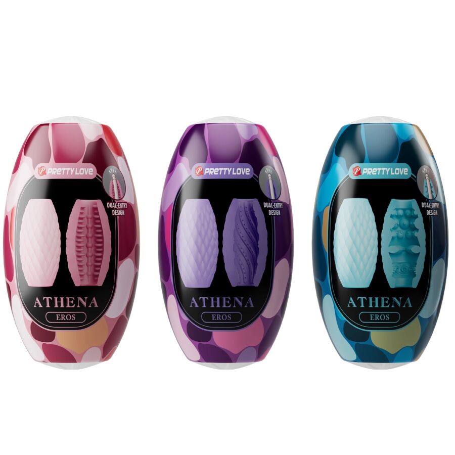 PRETTY LOVE - ATHENA EROS PACK 15 MASTURBADORES MASCULINOS VARIOS