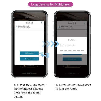 PRETTY LOVE - LEVIATHAN APP-CONTROLLED VIBRATOR PURPLE