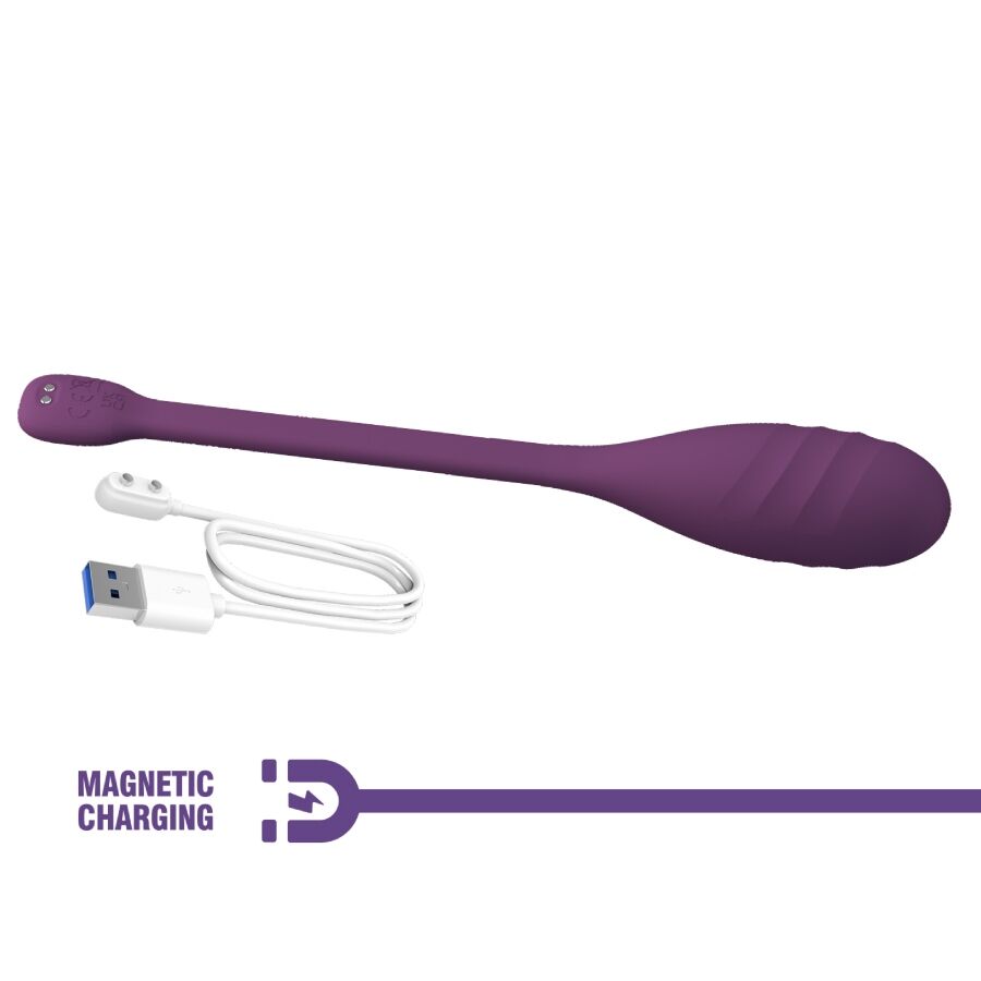 PRETTY LOVE - LEVIATHAN APP-CONTROLLED VIBRATOR PURPLE