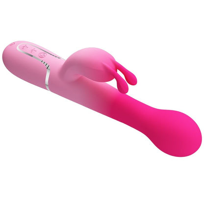 PRETTY LOVE - DEJON RABBIT 3 IN 1 MULTIFUNCTION VIBRATOR PINK
